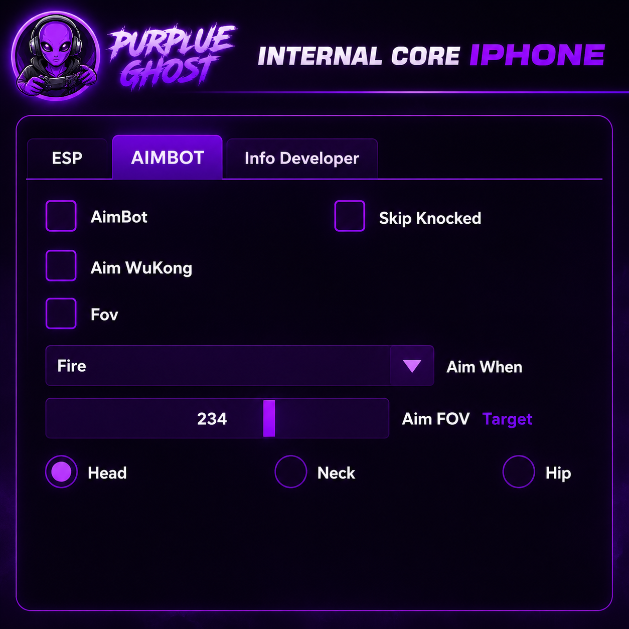 Painel Ghost iOS